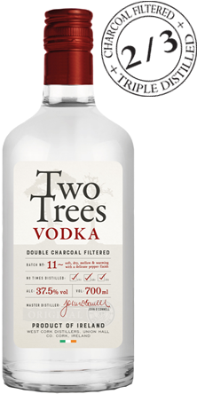 Two Trees Vodka - Glass Bottle (300x450), Png Download