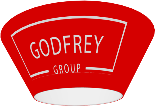 Premium Tapered Round Hanging Sign, 10'd X 4'h - Illustration (1024x768), Png Download