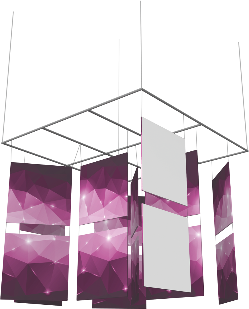 Square Mobile Hanging Sign - Design (869x1080), Png Download