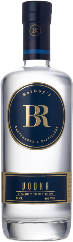 "straight With An Attitude" - Belroys Gin (330x876), Png Download