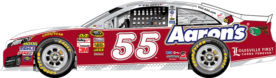 55brian Vickers Aarons Louisville - Kevin Harvick 29 Paint Schemes (922x520), Png Download