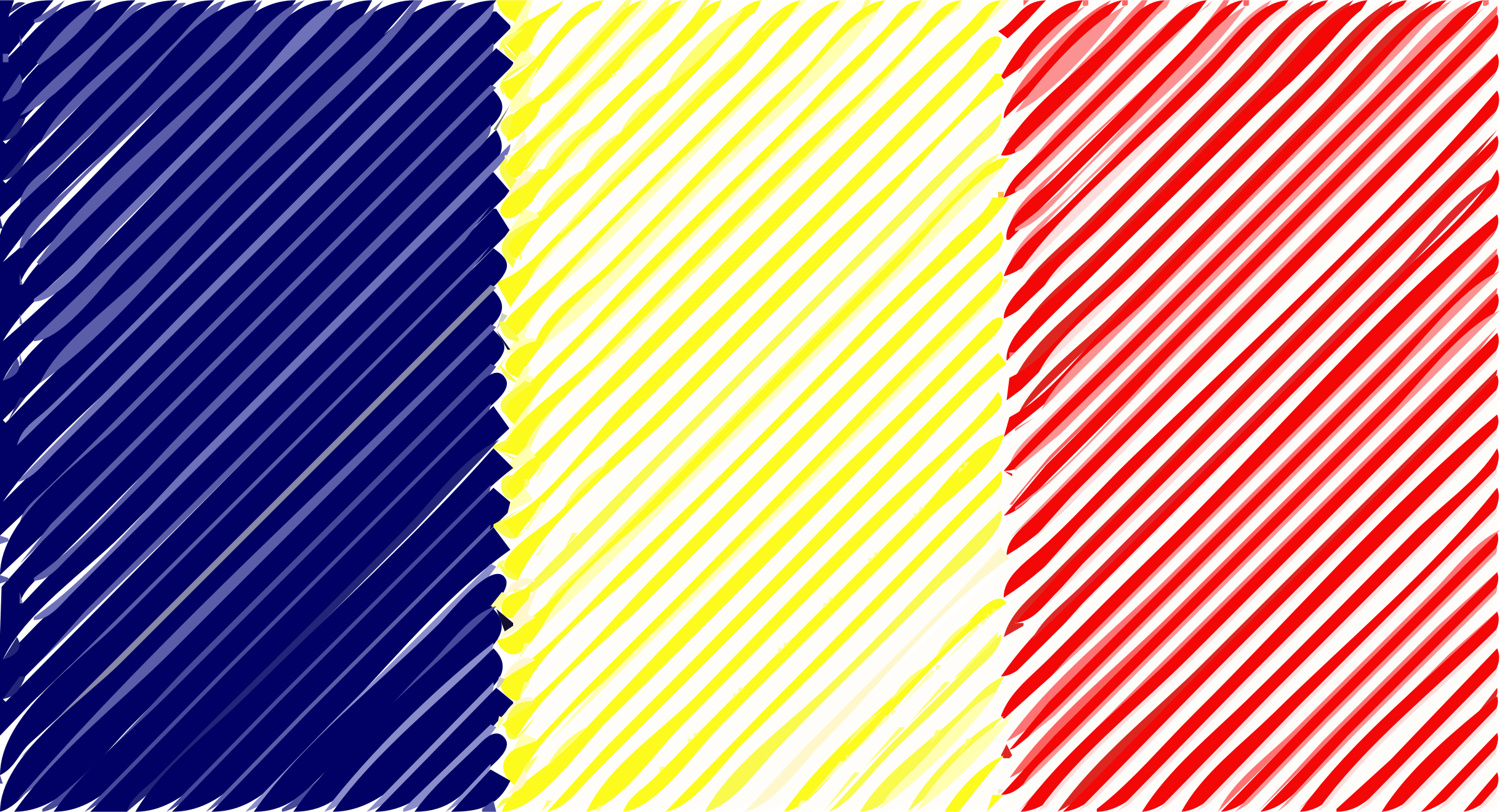 This Free Icons Png Design Of Chad Flag Linear (2400x1300), Png Download