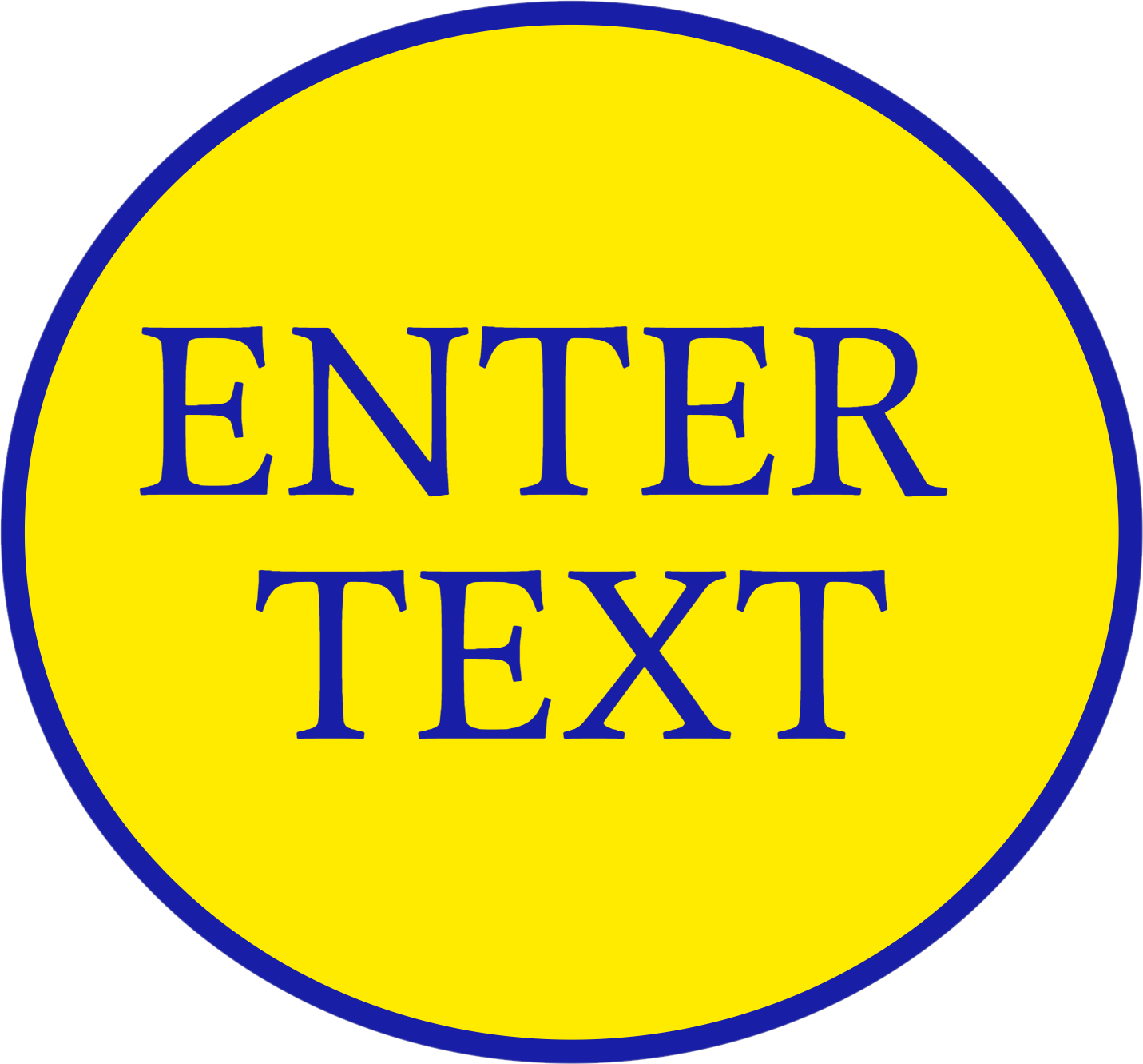 Your Text On Bulk Custom Oval / Circle - Garden City Cabs Richmond (1431x1331), Png Download