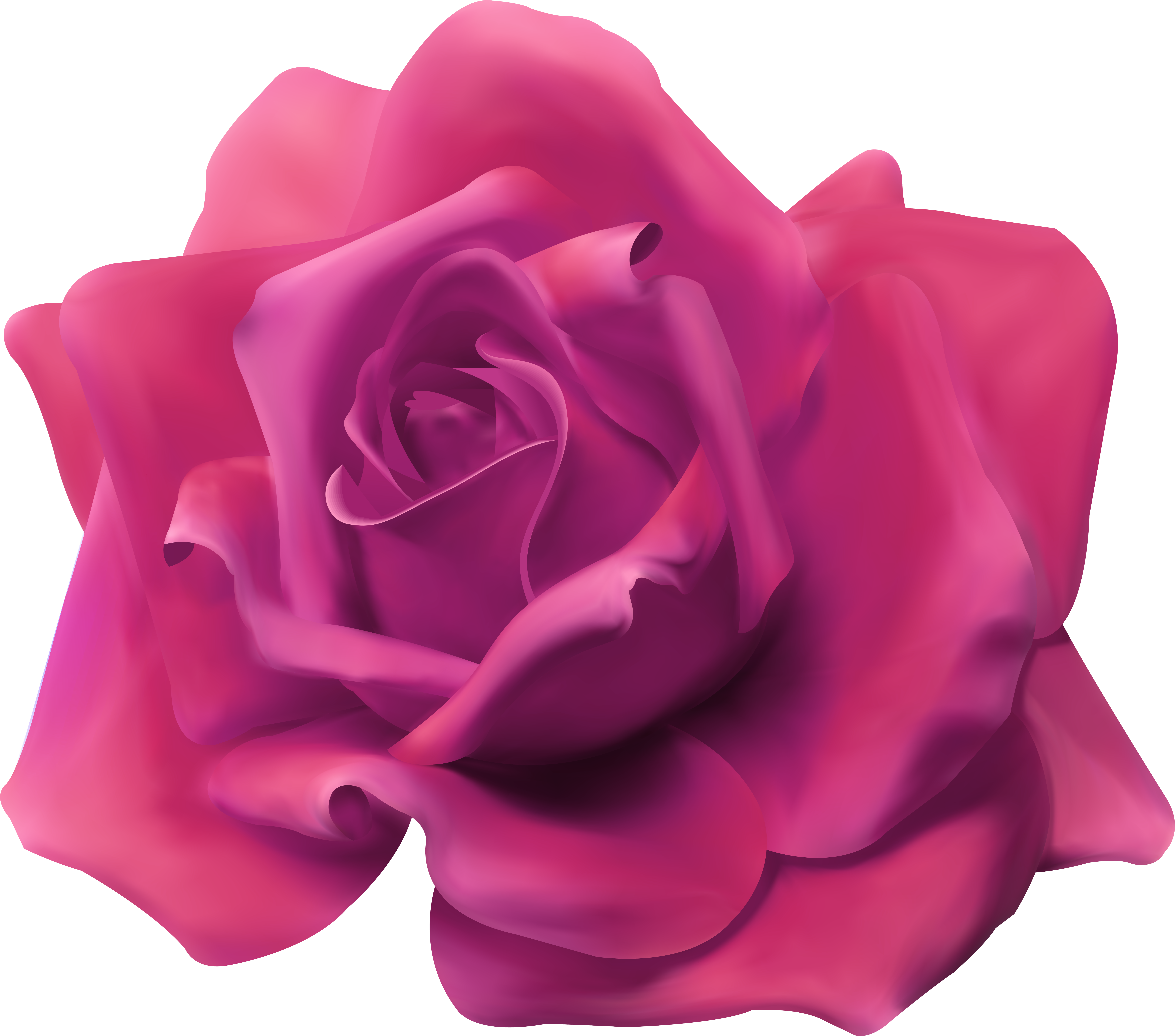 Beautiful Rose Pink Transparent Image Gallery Yopriceville (8000x7069), Png Download