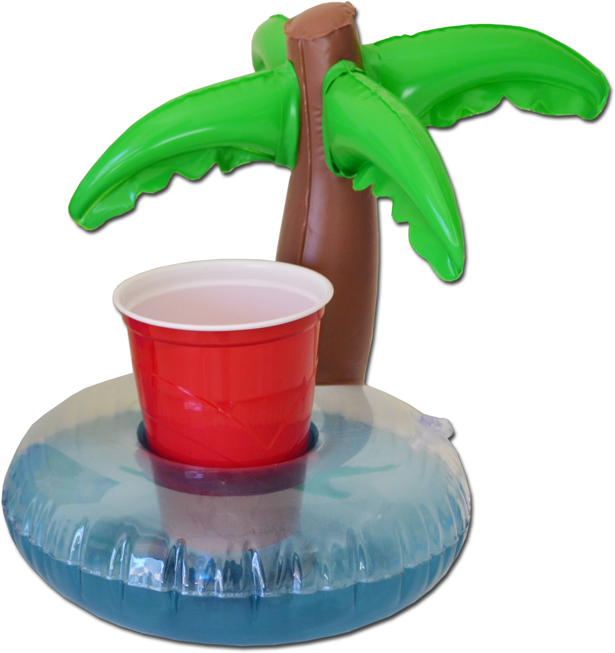 Palm Tree Drink Floats 3 Pack - Coqueiro Inflavel (2400x3072), Png Download