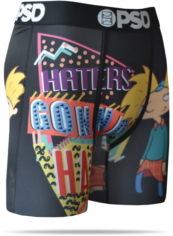 90's Hey Arnold Black - Underpants (800x800), Png Download