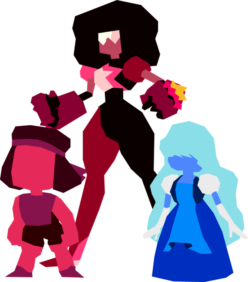 Steven Universe Ruby - Cartoon Network Steven Universe Garnet (838x954), Png Download