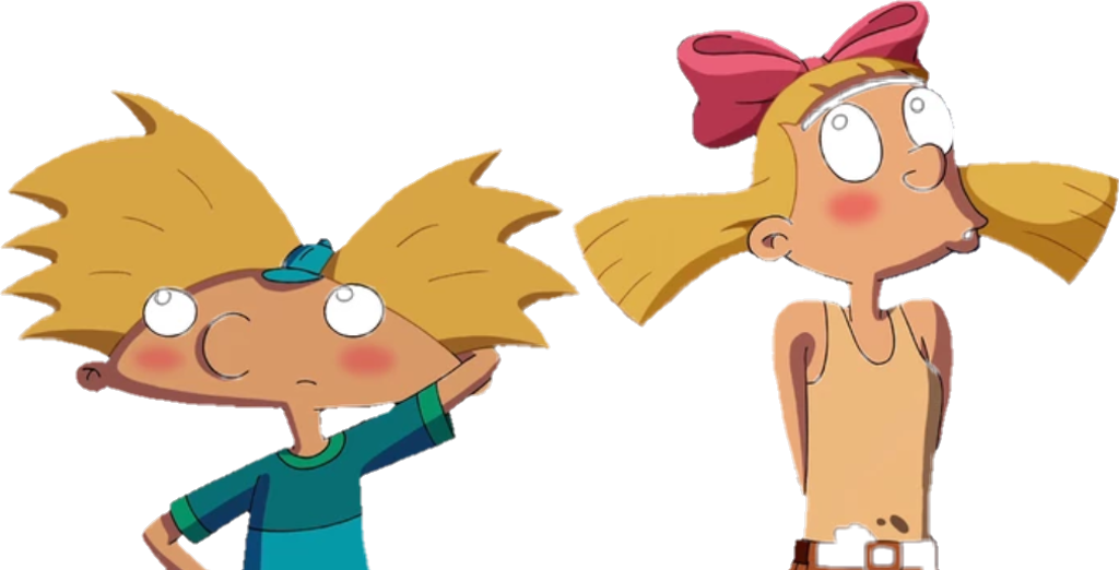 Heyarnold Sticker - Cartoon (1024x522), Png Download