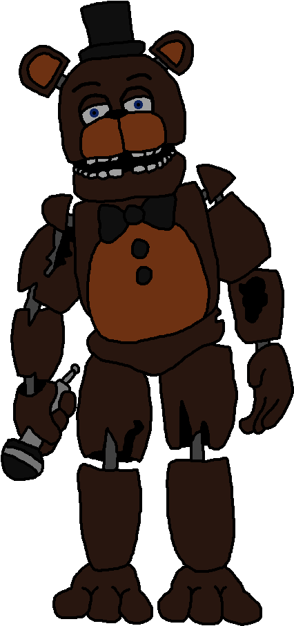 Withered Freddy - Five Nights At Freddy's (783x918), Png Download