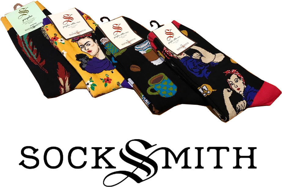 Feathers, Frida Kahlo, Coffee, Rosie The Riveter Call - Sock (1150x800), Png Download