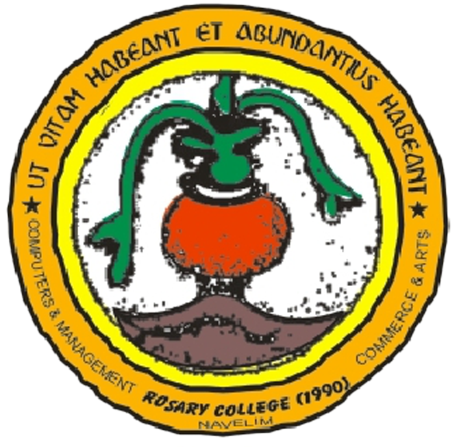 Rosary College Of Commerce And Arts - Rosary College Of Commerce And Arts Logo (669x659), Png Download