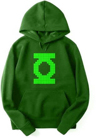 Green Lantern Superhero Sweatshirt/hoodie - Rumeiai Hoodie (555x555), Png Download