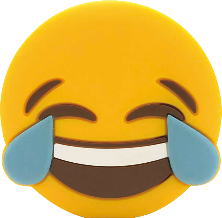 Batterie De Secours Emoji Laughing Face 2500 Mah - Battery Charger (731x717), Png Download