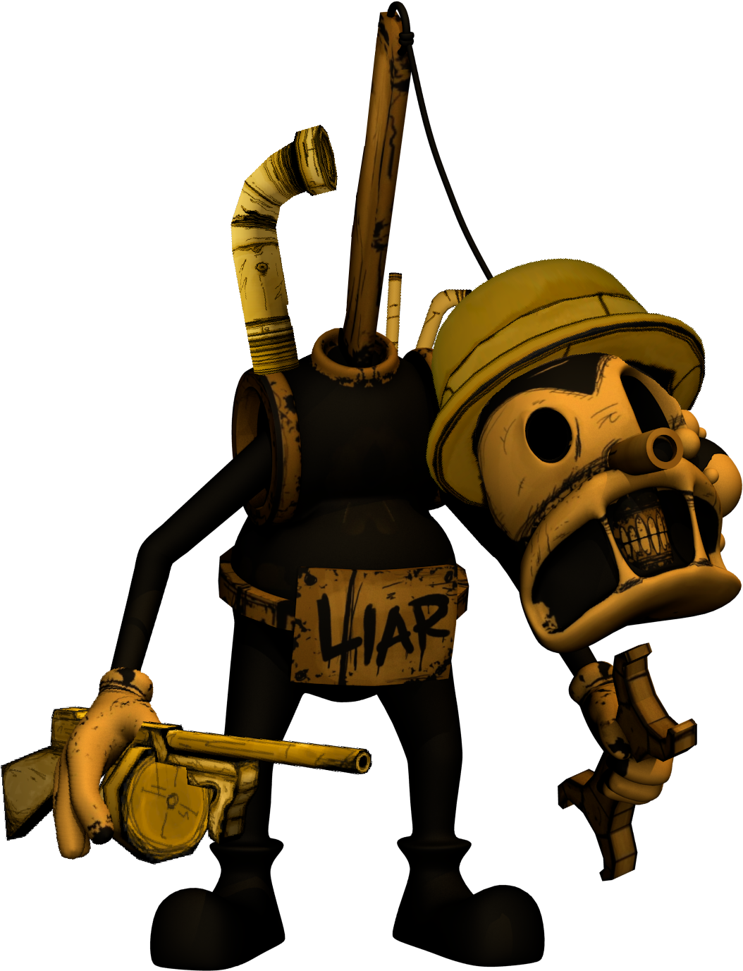 Image Character Png Bendy And The Ink Machine Custom - Bendy And The Ink Machine Enemies (1132x1493), Png Download