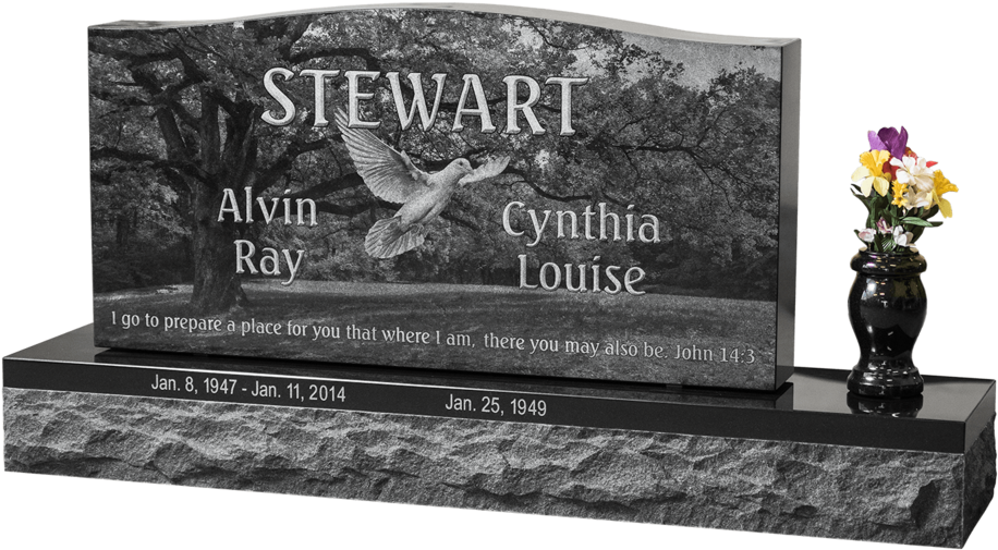 Headstone, Fairview Cemetery, Winnie Tx - Headstone (1000x616), Png Download