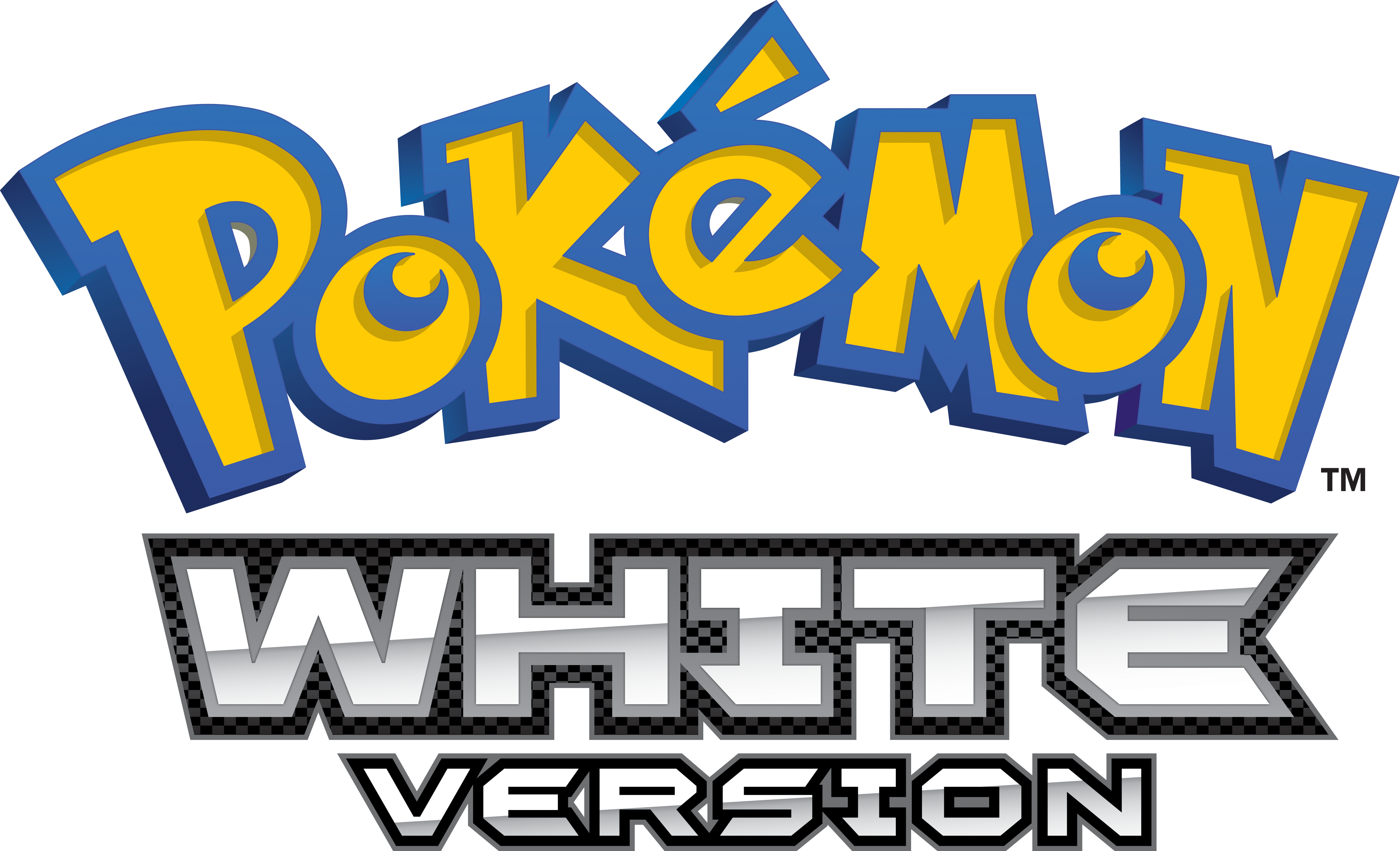 49, 14 May 2011 - Pokemon White Version Logo Png (4576x2783), Png Download