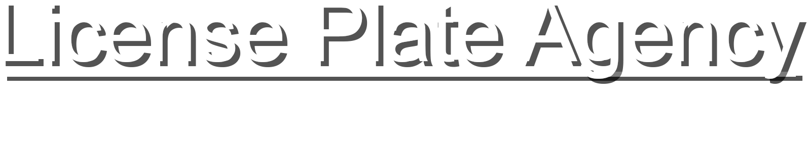 License Plate Header Text - Calligraphy (1620x450), Png Download