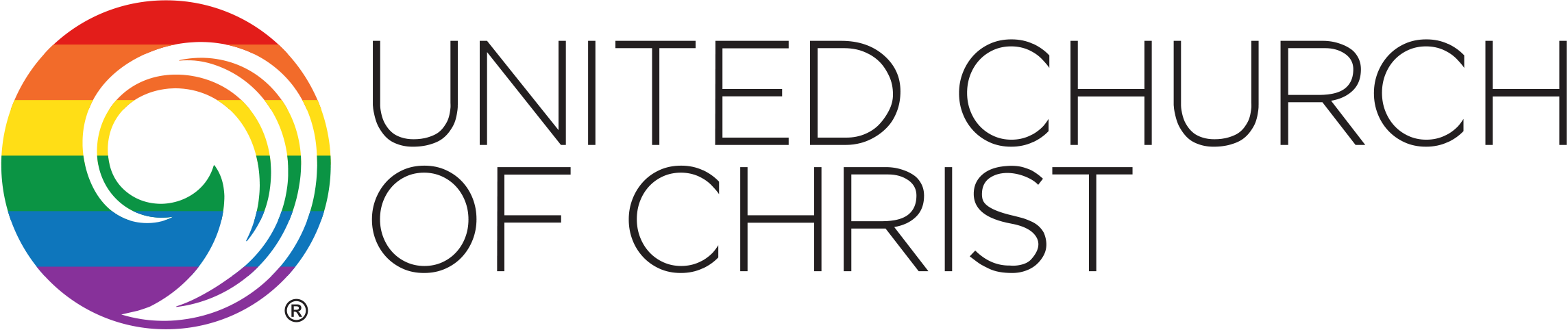 Ucc Logo Rainbow (2288x482), Png Download