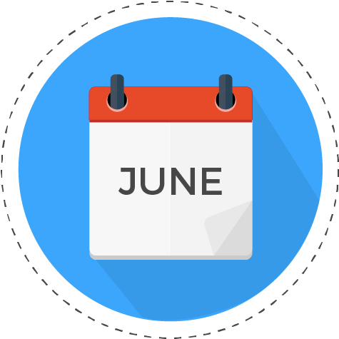 June - Circle (742x558), Png Download