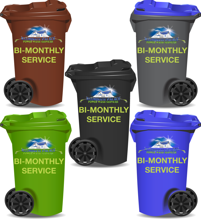 Bi-monthly Service Plan Trash & Recycle Bins - National Probation Service (844x920), Png Download