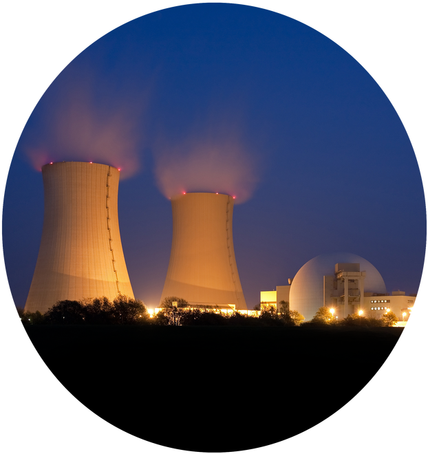 Nuclear Reactors - Nuclear Power Plant (635x670), Png Download