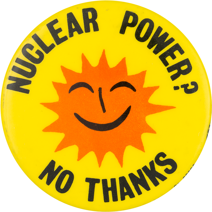 Nuclear Power No Thanks - Circle (1000x969), Png Download