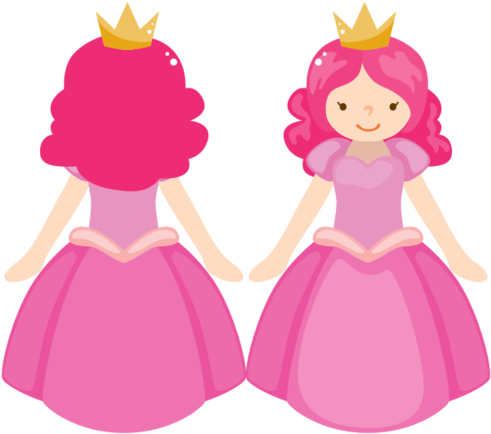 Get It Now - Make Puppet Stick Princess (500x647), Png Download