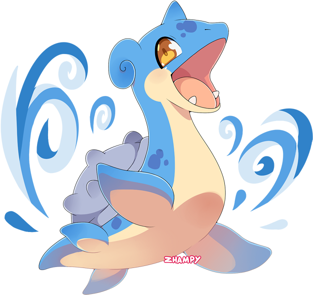 A Little Lapras - Cartoon (700x700), Png Download