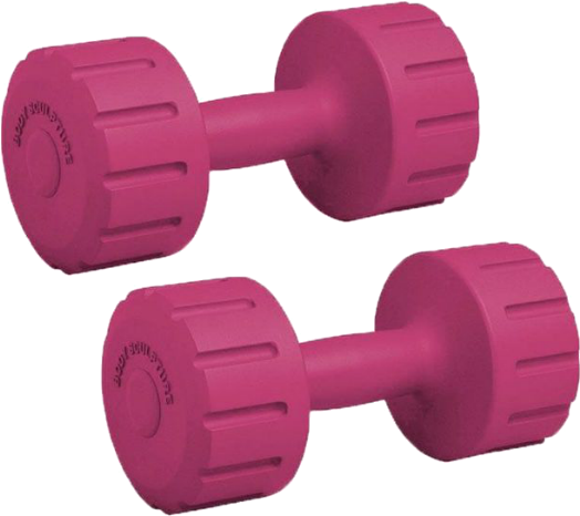 4 Kg Vinyl Dumbell Bw 102-set - Dumbbell (600x600), Png Download