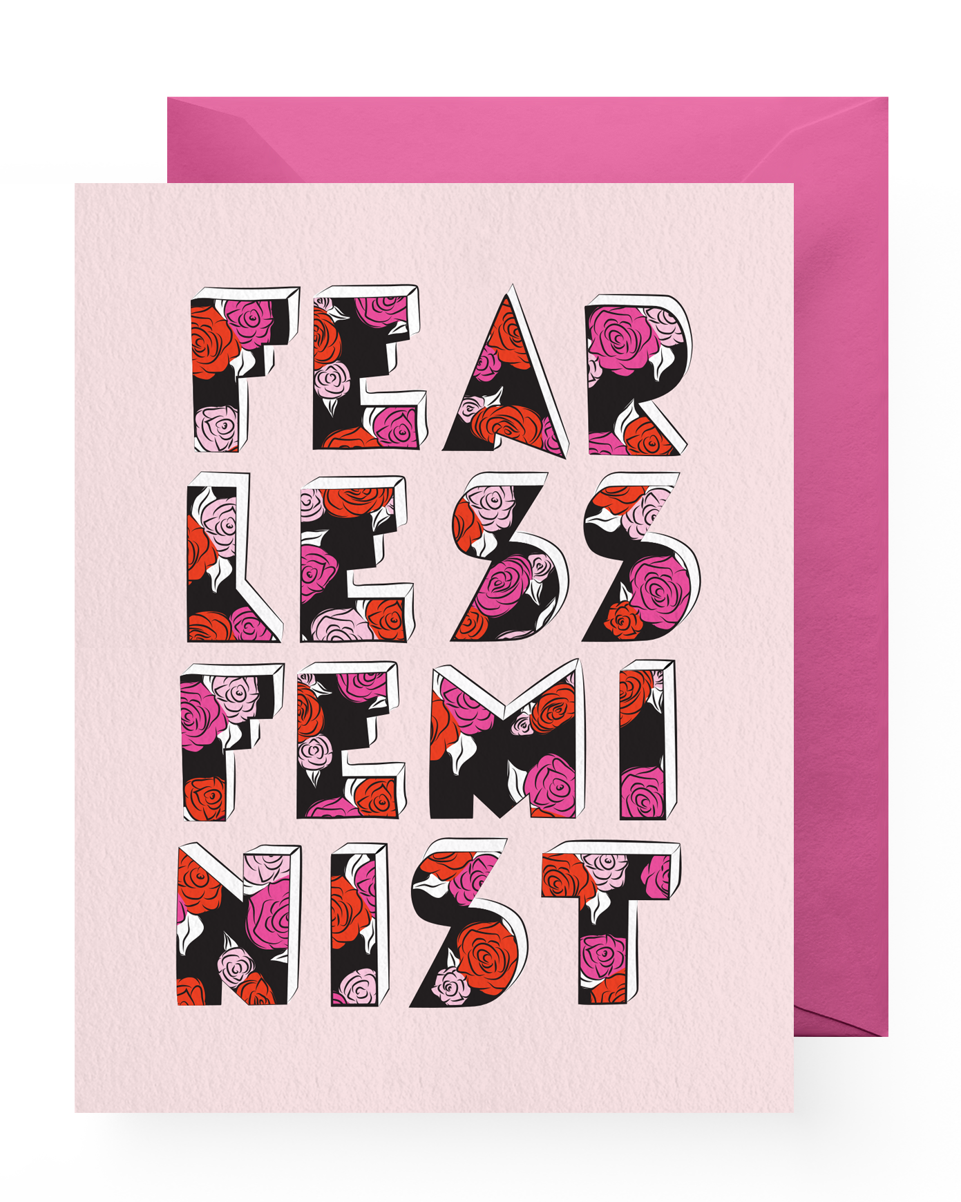 Fearless Feminist - Patchwork (1391x1740), Png Download