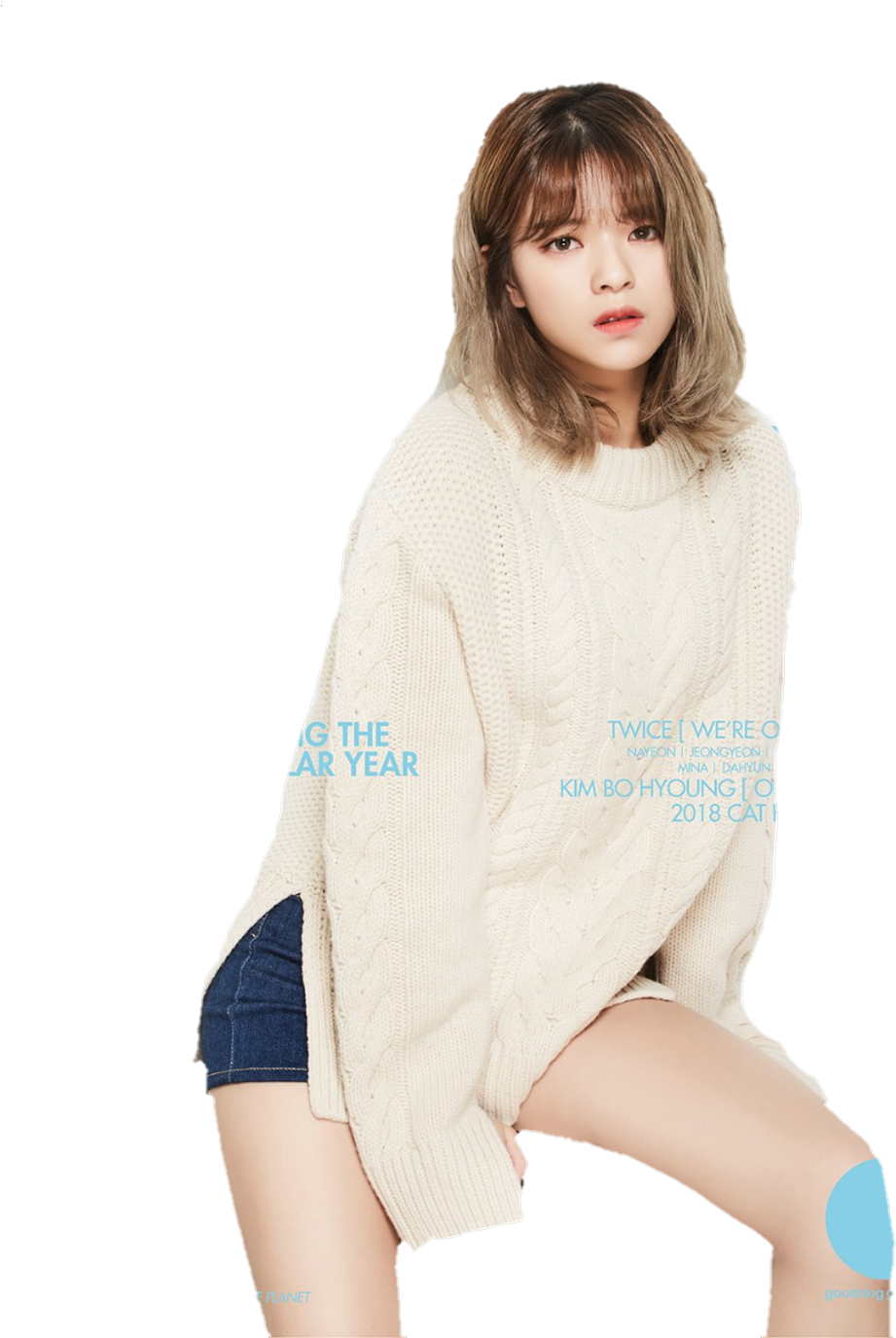 #jeongyeon #twice #kpop #overlays #edits #corea #png - Twice Oh Boy 2018 (1024x1374), Png Download