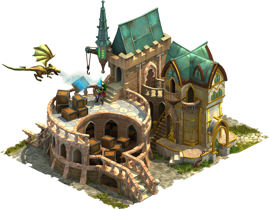 Sc Workshops Elves 25 - Elvish Building Png Iso (924x718), Png Download