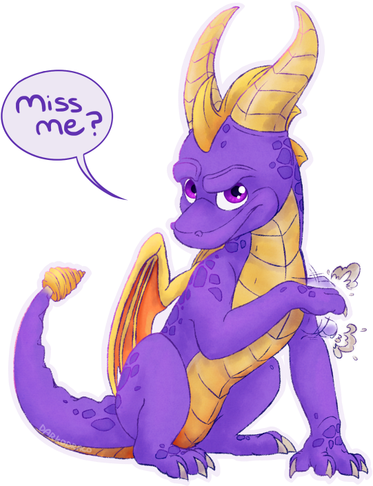 Spyro Drawing - - Spyro Art (600x729), Png Download