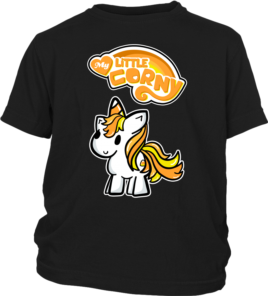Candy Corn Unicorn - 100 Days Of Coffee Shirt (1024x1024), Png Download