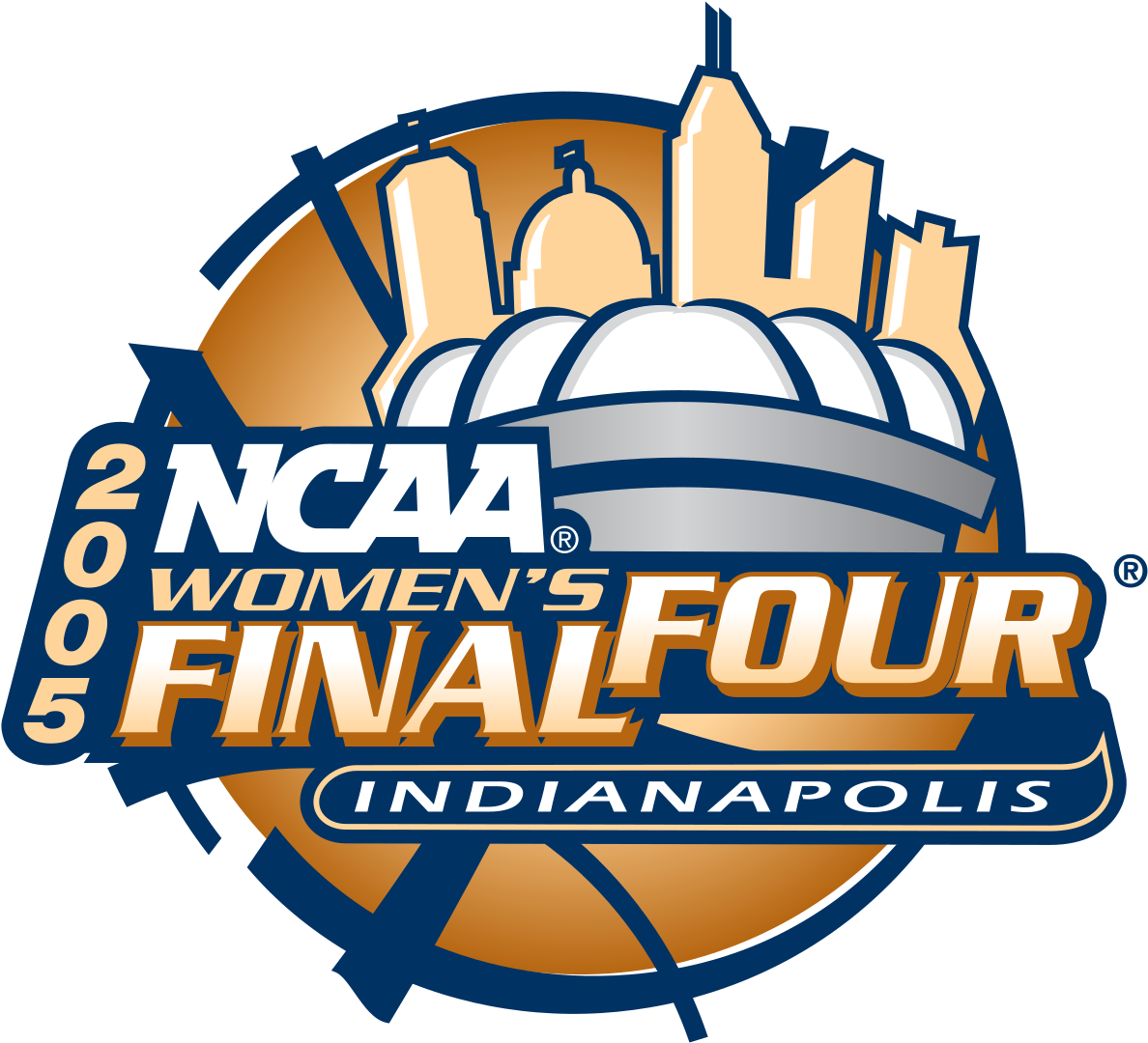 2005 Ncaa Division I Women's Basketball Tournament - Indianapolis Final Four Logo (1200x1087), Png Download