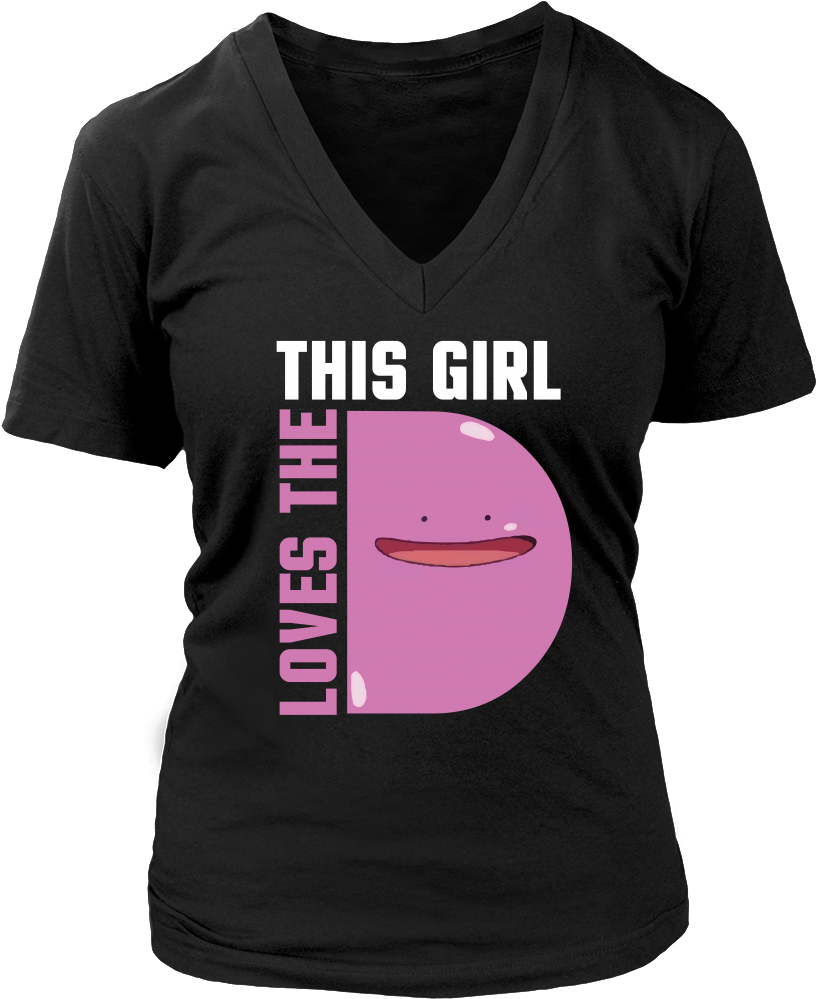 Pokemon This Girl Loves The D Shirt - Shirt (1000x1000), Png Download