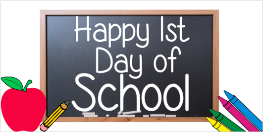 Blank Back To School Vinyl Banner Happy - Mcintosh (560x560), Png Download