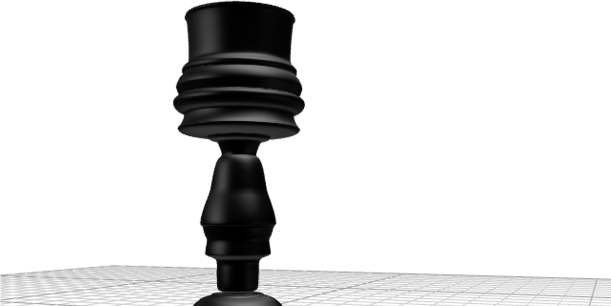 Bart Simpson Revolved Silhouette - Baluster (1200x630), Png Download