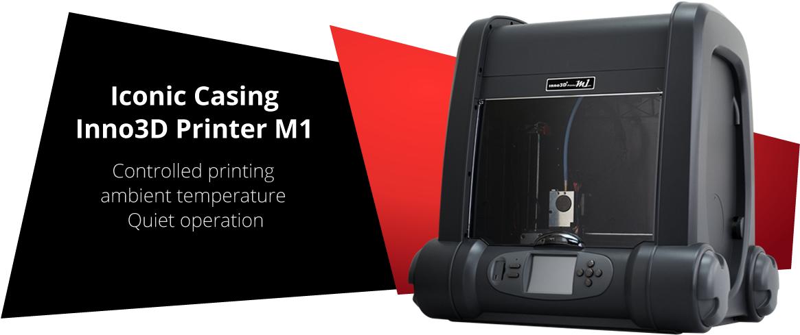Inno3d Printer M1 - Inno3d M1 3d Printer (1200x520), Png Download
