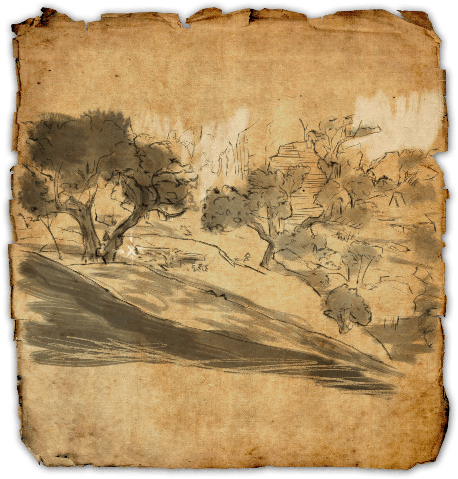 Green Shade Online Elder Scrolls Treasure Map - Hew's Bane Treasure Map Eso (1024x1024), Png Download