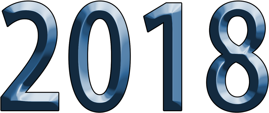 New Year 2018 Psd Wallpaper And Happy New Year 2018 - Graphic Design (1600x914), Png Download