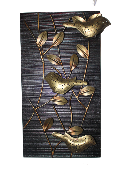 Metallic Bird Tea Light - Visual Arts (533x800), Png Download