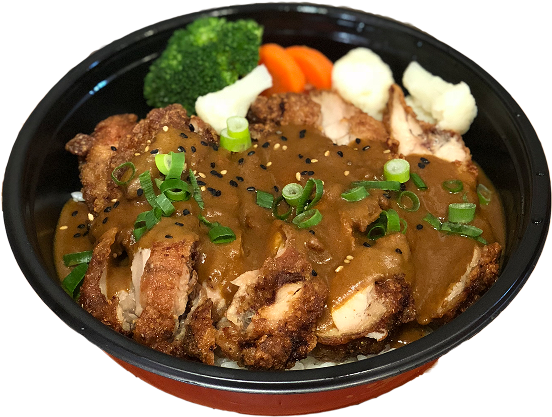 Donburi Katsu Chicken Curry - Boiled Beef (1846x1326), Png Download