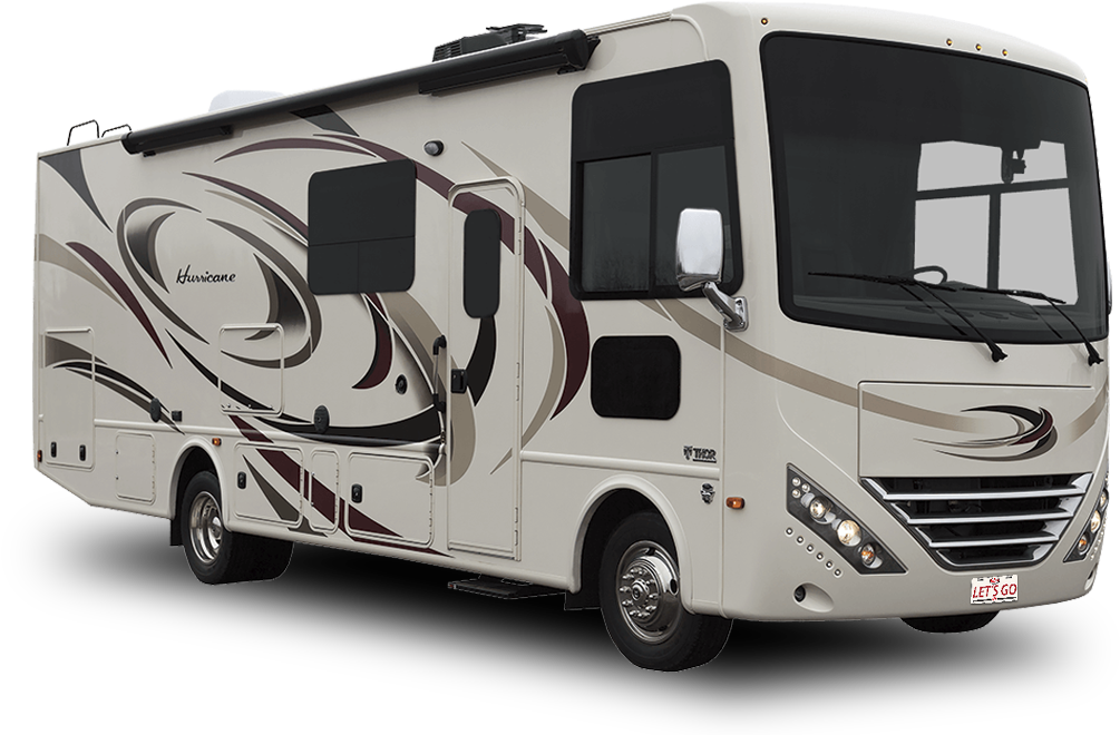 A-luxury Motorhome - Thor Hurricane Rv (1070x680), Png Download