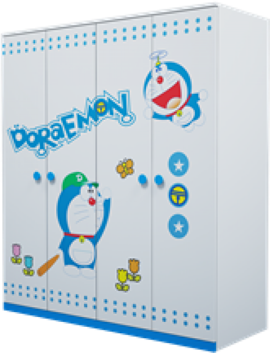 Tủ Áo Hình Doremon Tu03 - Tủ Quần Áo Doremon (800x800), Png Download