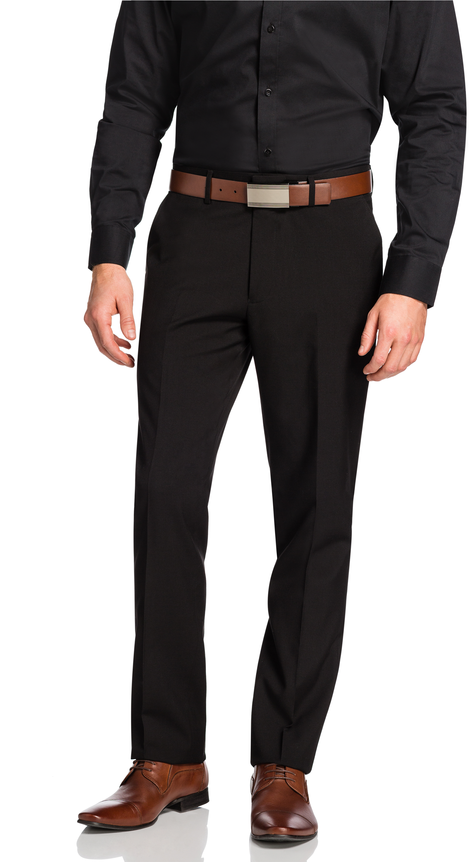 Black Cahn Skinny Dress Pant - Trousers (3000x3000), Png Download