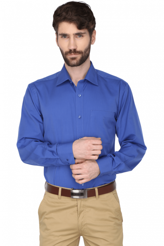 Download Louis Philippe Mens Full Sleeves Slim Fit Solid Formal Formal Shirts Full Size Png Image Pngkit