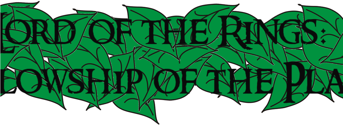 Lord Of The Rings Clipart Leaf - Lord Of The Rings (1100x442), Png Download