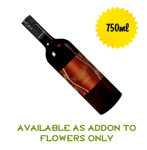 Red Wine 750ml - Glass Bottle (500x630), Png Download