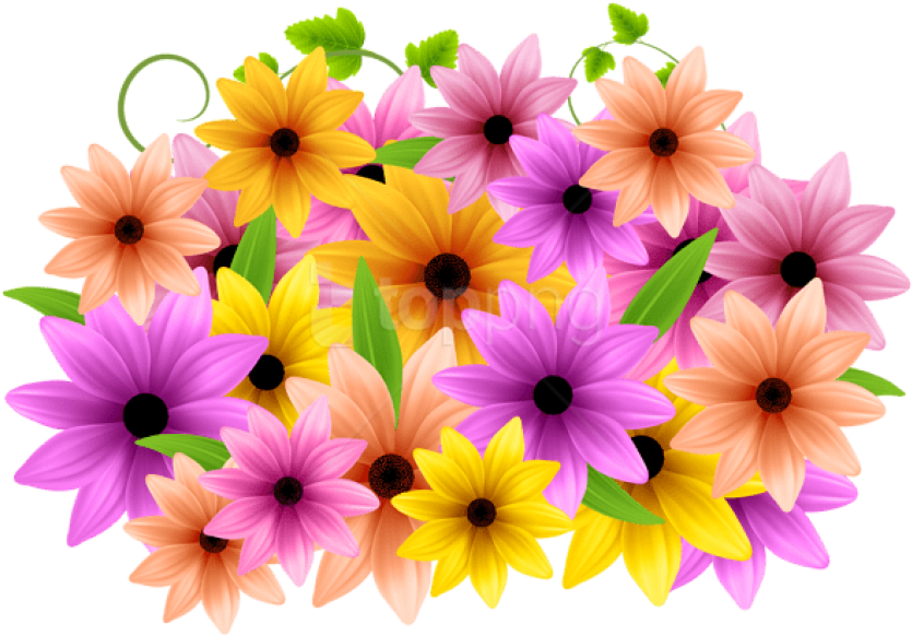 Free Png Download Flowers Decoration Clipart Png Photo - Привітання З Днем Працівника Культури (850x591), Png Download